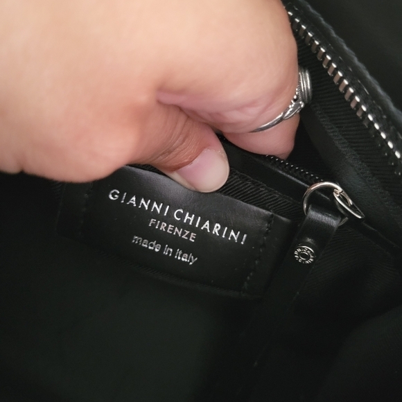 Gianni Chiarini Miss Marcella Mini Tweed Plaid Tote Satchel Purse Bag Red Black - Picture 9 of 10